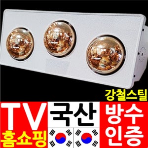 화장실 온열기 벽걸이 난로 방수욕실난방기 목욕탕 히터 적외선 전열기 1초 순간발열 순간히터