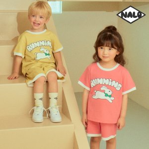나로키즈 여름 반팔상하복 유아 상하세트 아동 등원룩