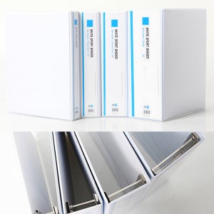 비즈플러스 사다리 바인더 백색 3cm