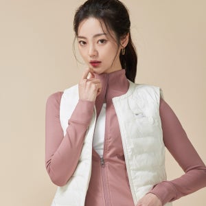 스마트 발열조끼 원적외선 온열조끼 여성 아이보리 블랙 경량 골프 낚시 캠핑 usb 어플지원