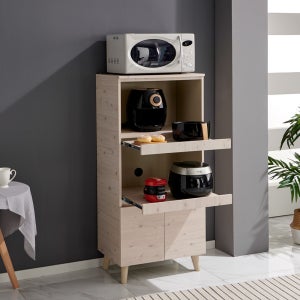 볼리아 광파 오븐 렌지대 주방 밥솥 선반 렌지대수납장