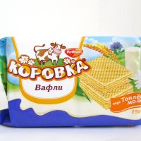 러시아 KOPOBKA 카로브카 바플리 밀크 웨하스 150g