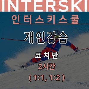 [웰리힐리스키아카데미][횡성] 스키강습 개인강습 코치반 (2시간)