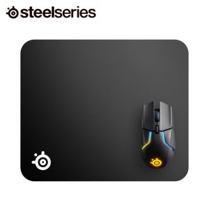 [국내정발] 스틸시리즈 QCK MEDIUM 게이밍 마우스패드 블랙, M