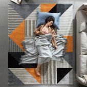 바이빔 북유럽 스페인 노블리사 카페트 수입 고급 거실 카펫 이미지