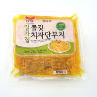 일가집 쫄깃치자단무지 1kg 국내산무우