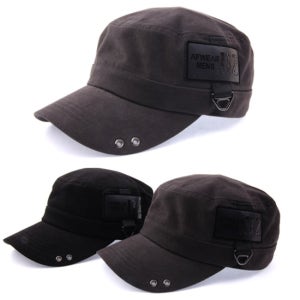 찬스ChanS 브랜드 고리 군모 가을 겨울 밀리터리 캡 여자 남자 모자 CA-C2101