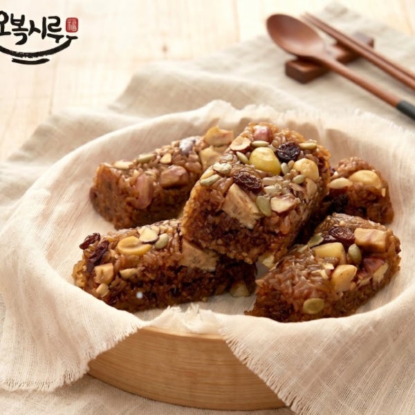 오복시루 약밥 약식 개별포장 떡 10개입 아침식사대용 건강간식 서민갑부 떡집