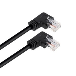 랜케이블 CAT6 우향 꺾임 5M 네트워크 케이블 인터넷 연결 이더넷