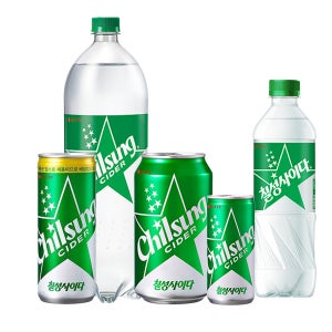 칠성사이다 업소용 190ml 245ml 355ml 500ml 1.25L 10입 각2개씩