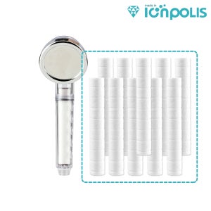 바디럽샤워필터 퓨어썸 호환 10개 [이온폴리스] 샤워기 샤워헤드 바디필터 교체