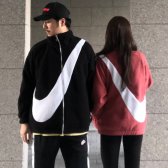 나이키 빅스우시 후리스 양면 셰르파 우븐자켓