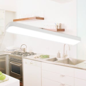 장수램프 LED 소프트 주방등 50W 플리커프리 삼성칩 아파트 전등 교체