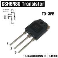 SSH6N80 트랜지스터 TO3-3PB N-CHANNEL MOSFET 800V6A