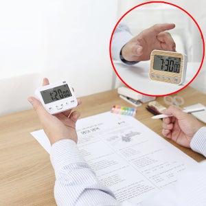수험생 공부 주방 무소음 디지털 타이머 스탑워치