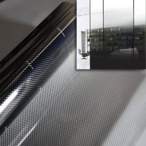 아키스타 창문시트지 (ADF1001 단면그라데이션필름 검정 / 폭152cm)