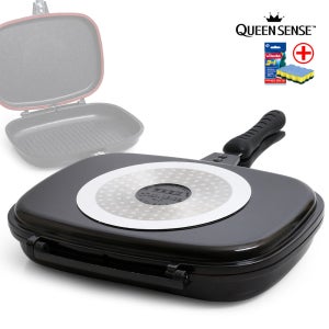 인덕션 겸용 퀸센스 빅토리아 디오 양면팬 생선팬 구이 패킹 압력 대형 IH