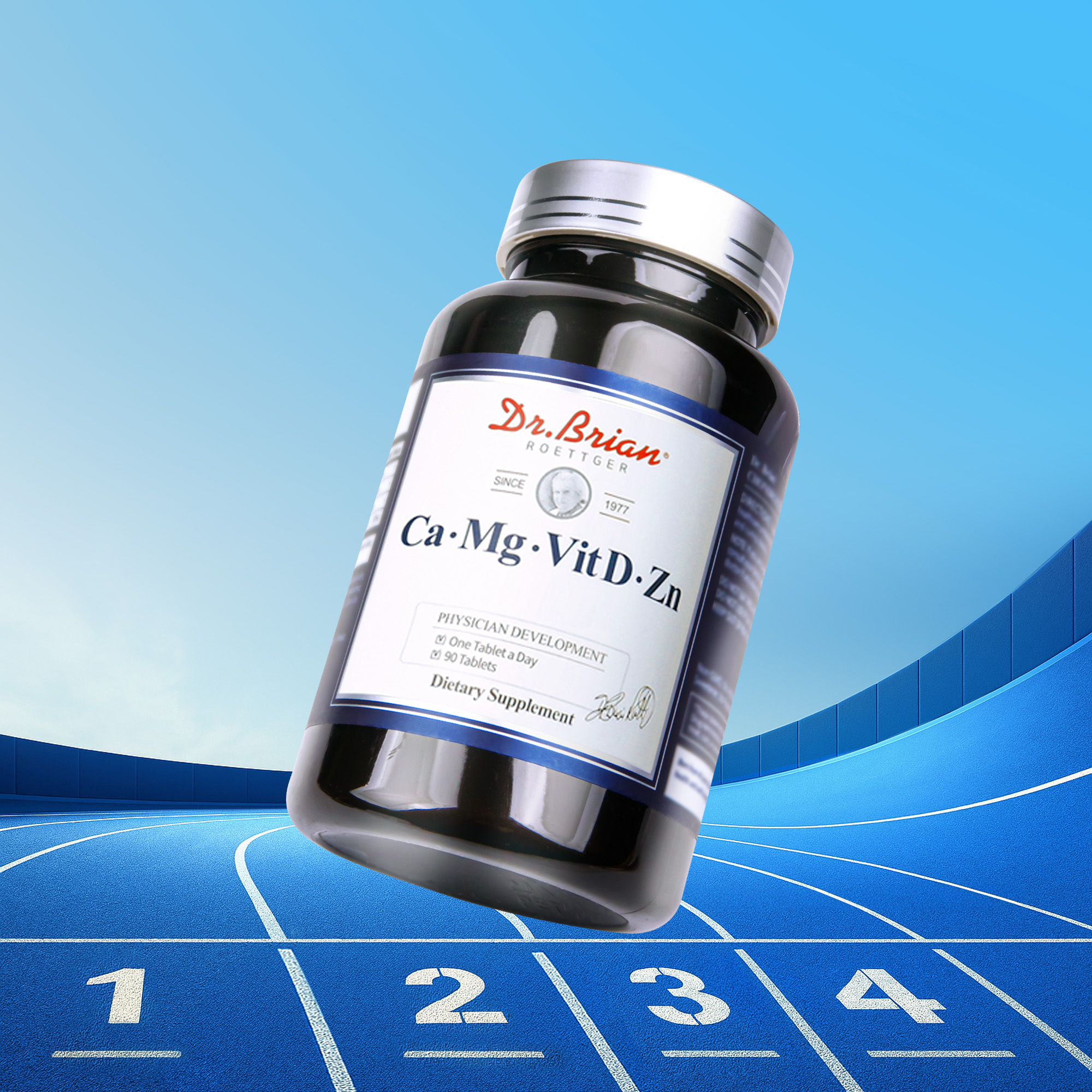 [3개월분] 닥터브라이언 칼마디 칼슘 마그네슘 비타민D 아연 90정, 1개