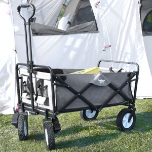 버팔로 캠핑 웨건 카트 브레이크 카트 폴딩 원터치 접이식