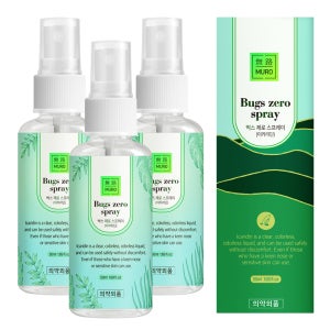 무로 벅스제로 스프레이 50ml, 3개