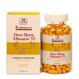미국 에버헬스 녹용 알부민 33 220정