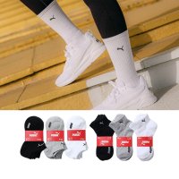 PUMA 푸마양말 단목 스니커즈 기능성 쿠션 크루 스포츠 삭스 모음전