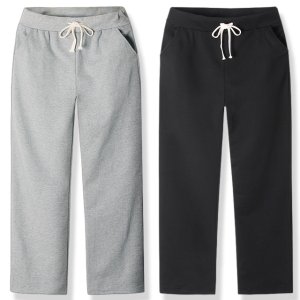 L - 5XL 빅사이즈 트레이닝 바지 남자 여자 와이드 팬츠 루즈핏 츄리닝