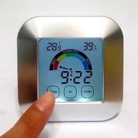 신생아온습도계 터치스크린 LED 백라이트 온도습도계