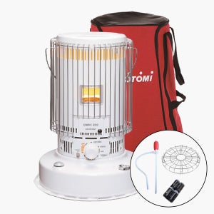 토요토미 심지식 난로 옴니 230 상부망 가방 풀 세트 화이트