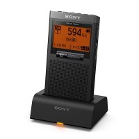 소니 SONY PLL 신디사이저 라디오 AM FM 와이드 FM 대응 한쪽 귀 이어폰 SRF-T355K B