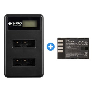 무료 파나소닉 DMW-BLF19E LCD 듀얼충전기+배터리 GH3