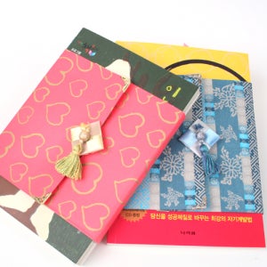 책 선물 포장 지 5매 봉투 예단 재료 감사 카드 답례장 도 서 적 추천 명절 예쁜 정성