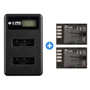 파나소닉 DMW-BLF19E LCD 듀얼충전기+배터리2개 GH5S