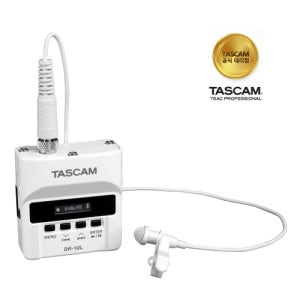 TASCAM DR-10L 화이트 ASMR 보이스레코더 핀마이크