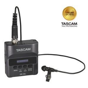 TASCAM DR-10L 블랙 핀마이크 보이스레코더 ASMR