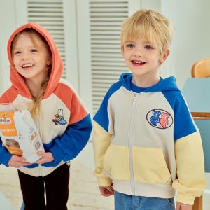 나로키즈 플리스 후드집업 바람막이 유아 청자켓 야구점퍼 키즈 아우터 등원룩