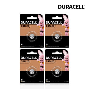 듀라셀 코인 리튬 건전지 CR1620 1입x4개
