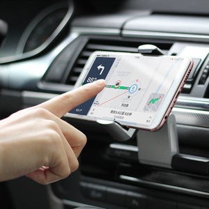 아이언 CD슬롯 차량용 휴대폰 거치대 심플 메탈감성 IR-CCD-1