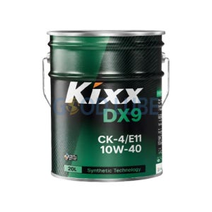 킥스 DX9 CK-4 E11 10W40 디젤 엔진오일 20L, 1개