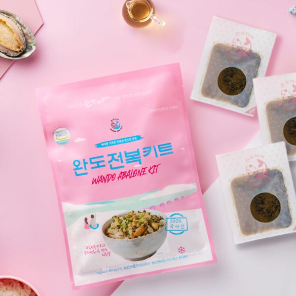 완도더씨 완도전복키트 내장 게우 소스 전복솥밥키트