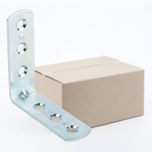 연결철물 L꺽쇠코너철 19x60x60mm 실버100개세트