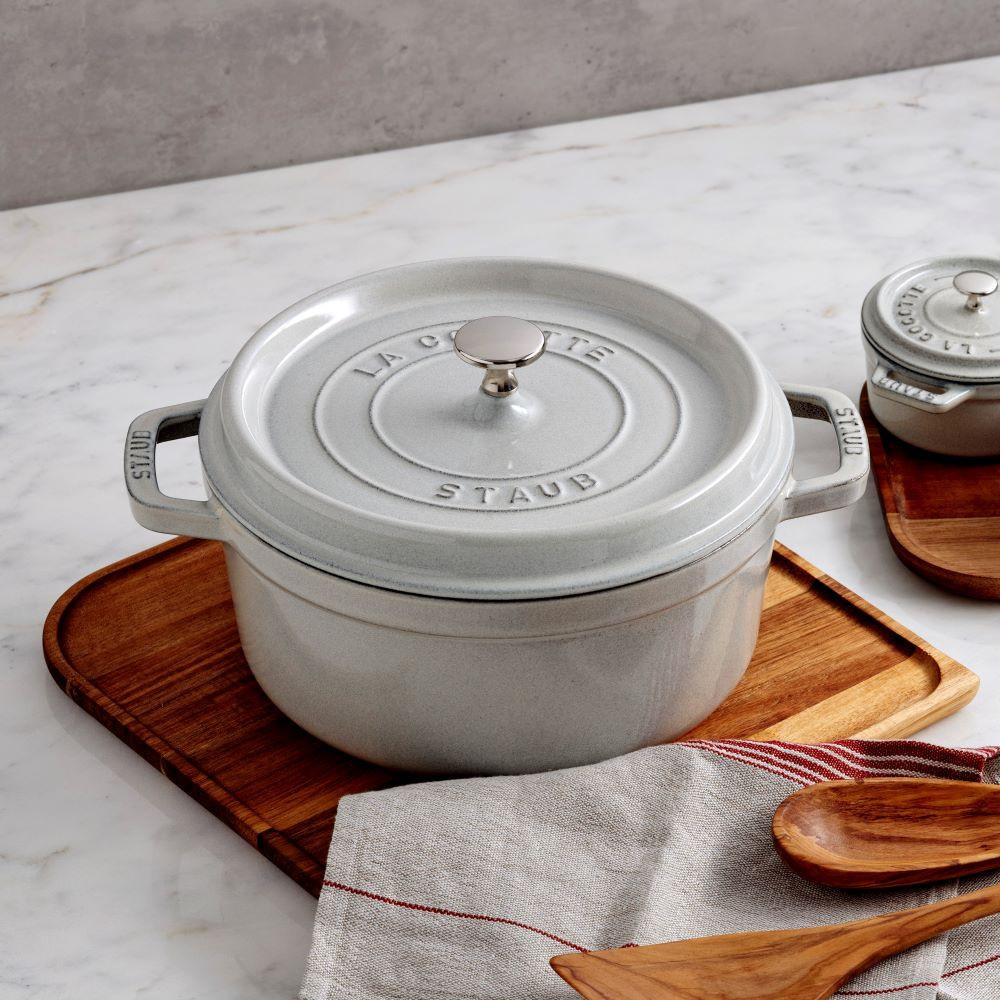 예약판매 ST1016107 스타우브 원형 꼬꼬떼 화이트 트러플 16cm