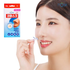 노스크 코마스크 코필터 코스크 콧구멍 비말 차단 꽃가루 비염 12개입