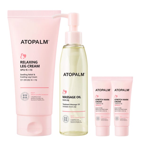 아토팜 매터니티 임산부 레그 크림 150ml + 오일 120ml (+튼살크림 20ml2개)