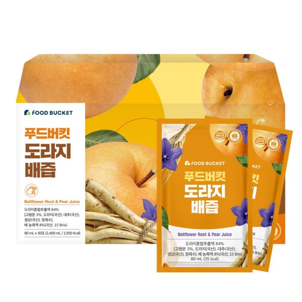 푸드버킷 국산 햇 도라지배즙