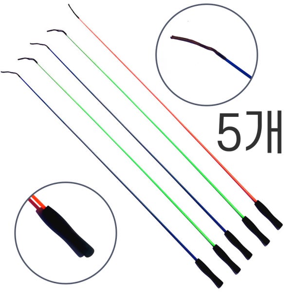 마리수 구멍치기 낚시대 계곡 돌틈 미니낚시대 5개입