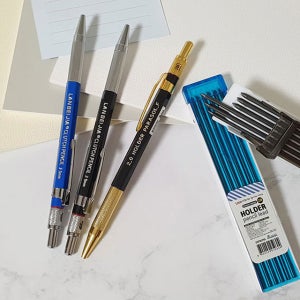 2미리 홀더 제도샤프 2.0 두꺼운 목공샤프 홀더펜 철필 샤프심