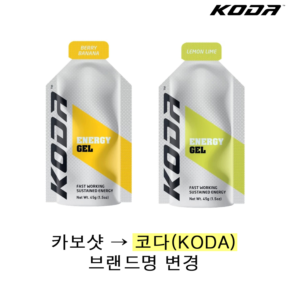 파워젤 카보샷 KODA 에너지젤 레몬라임