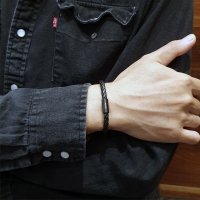 베이모드 써클가죽팔찌 / 커플팔찌 아이템 남자시계 남자선물 BRACELET