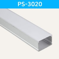 LED프로파일 사각 PS-3020 모듈 LED방열판/50cm 1M